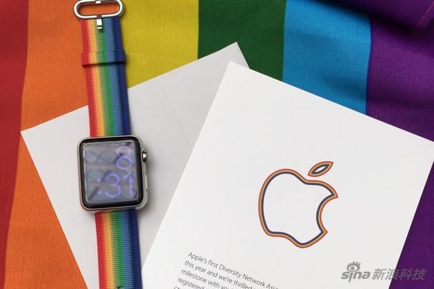 彩虹Apple Watch表带