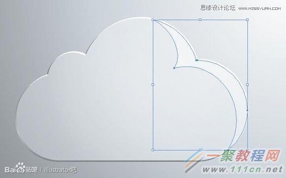 Illustrator绘制立体效果的白云云彩,PS教程,