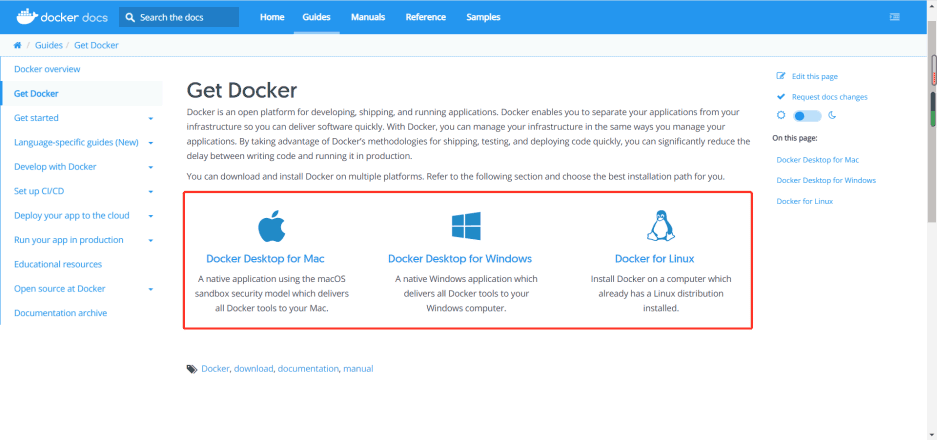 Docker 环境配置以及问题解决方案